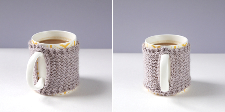 How to knit best sale a cup cozy